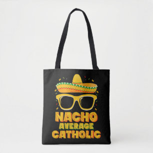 Tote Bag Église catholique moyenne nacho Cinco De Mayo