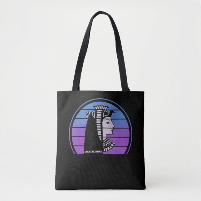 Tote Bag Egyptian Goddess Retro Egypt Pharaoh (Devant)