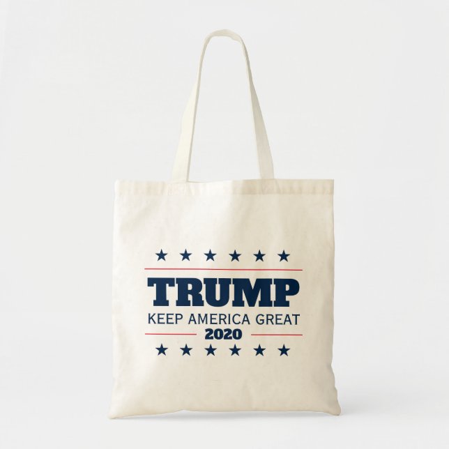 Tote Bag Élection de Donald Trump 2020 Garder l'Amérique gr (Devant)
