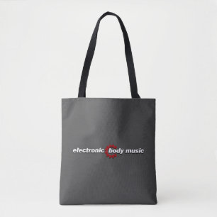 Tote Bag Electronic Body Music EBM lettrage