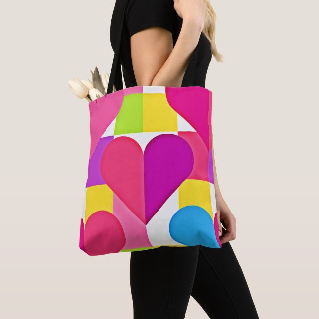 Tote Bag Élégance de l'amour chic : Bliss romantiques (De près)