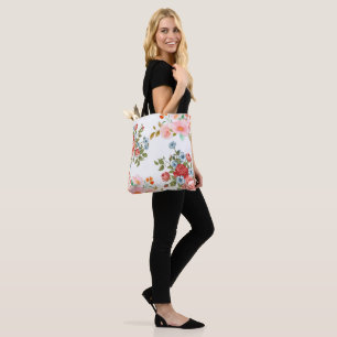 Tote Bag Élégance florale vintage