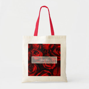 Tote Bag Élégance Red Rose