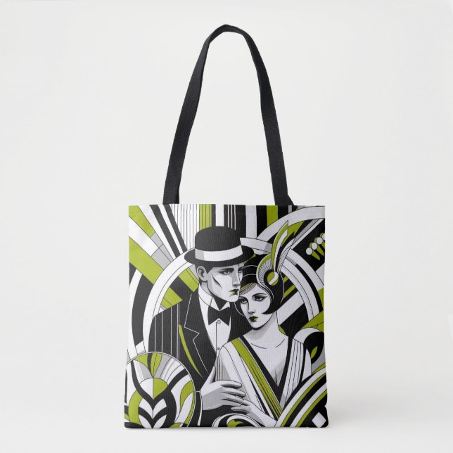 Tote Bag Élégance Vintage des années 1920 (Devant)