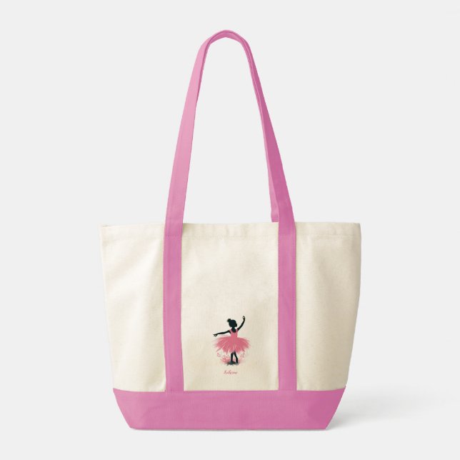 Tote Bag Elégant ballet en silhouette Ballerina (Dos)