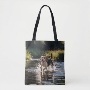 Tote Bag Élégant Beagle Shoulder Fourre-tout