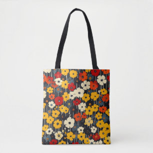 Tote Bag Élégant Boho élégant coloré Botanique Floral