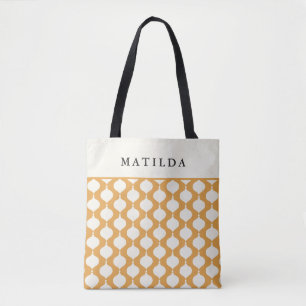 Tote Bag Élégant cadeau de fête de Noël de bauble vintage