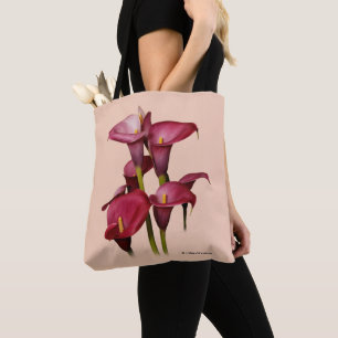 Tote Bag Élégant Calla Lilies