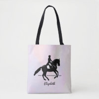 Elégant cavalier de Dressage sur un Arrière - plan