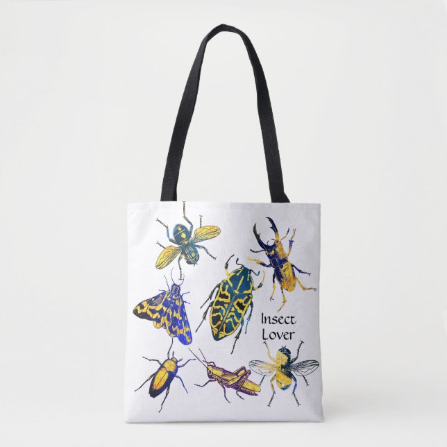 Tote Bag Élégant Chic Entomologie Insect Lover (Devant)