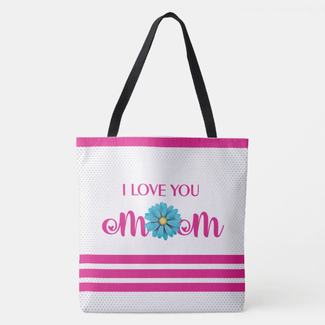 Tote Bag Elegant Design Texte Meilleure maman Ever pour la  (Devant)