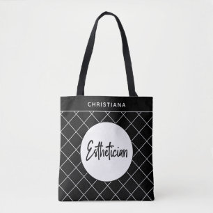 Tote Bag Elégant Esthéticien Beauticien Personnalisé