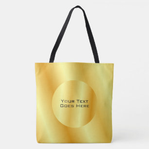Tote Bag Elégant Faux Gold Metallic Look Modèle personnalis