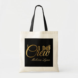 Tote Bag élégant I do équipage personnalisation Mariage