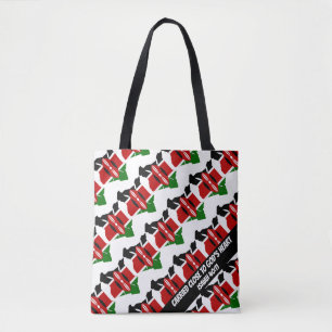 Tote Bag Élégant KENYA FLAG Dieu, le coeur Isaïe 40