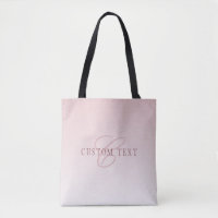 Élégant lettrage et monogramme | Rose Ombre
