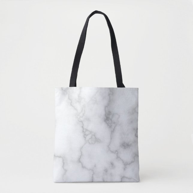 Tote Bag Elégant Marbre blanc Faux (Devant)