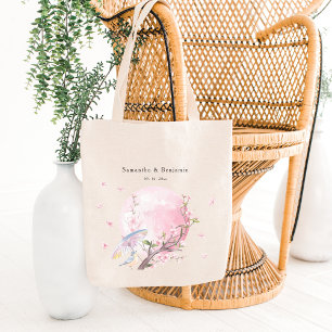 Tote Bag Elégant Mariage de fleurs de cerises