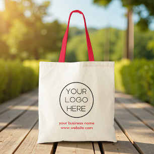 Tote Bag Élégant minimaliste personnalisé logo d'entreprise