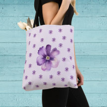 Elegant Purple Floral Watercolor