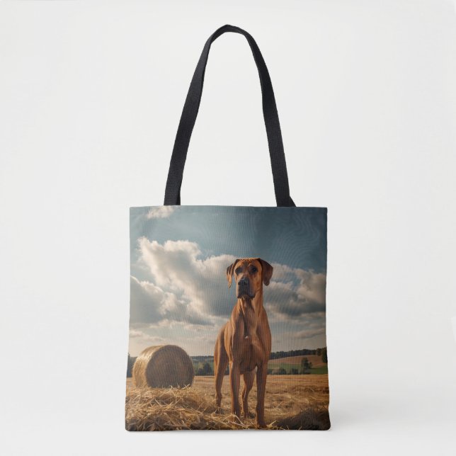 Tote Bag Élégant Rhodesian Ridgeback Shoulder Fourre-tout (Devant)