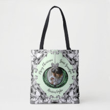 Élégant Script Photo Cadeaux de Noël Ornements