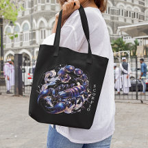 Elégante aquarelle Scorpio Zodiac noir
