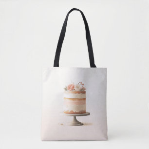 Tote Bag Élégante Broche Flore Cuisine Cuisine boulangerie