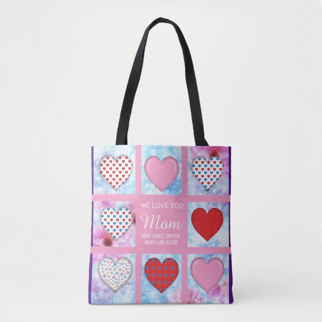 Tote Bag Elégante conception de la Fête des Mères Minimalis (Devant)