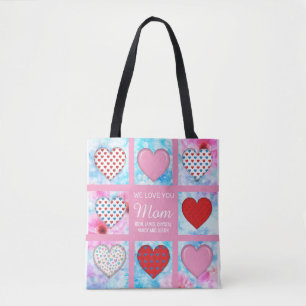 Tote Bag Elégante conception de la Fête des Mères Minimalis