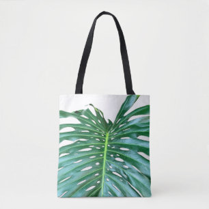 Tote Bag Elégante feuille de palmier tropicale jungle tropi