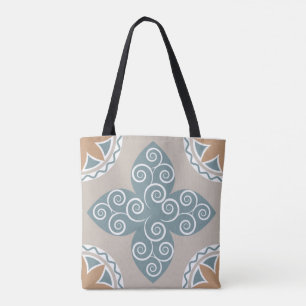Tote Bag Elégante mosaïque marocaine Carrelage Motif Boho C