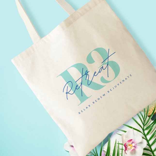 Tote Bag Élégante Retraite de luxe auto-Care Evénement d'en (Créateur téléchargé)