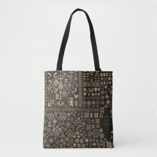 Tote Bag Éléments baroques : motif méga-set.