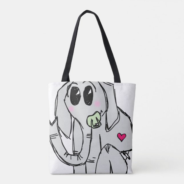 Tote Bag éléphant (Dos)