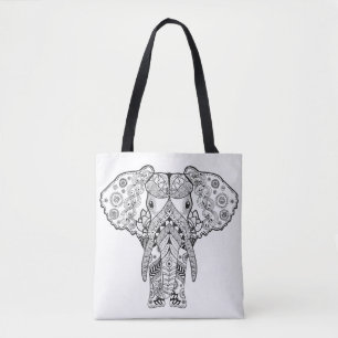 Tote Bag Éléphant 2 de style