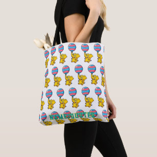 Tote Bag Éléphant Bébé Joyeux en Montgolfière