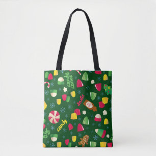 Tote Bag Elf le Motif Candy de cinéma