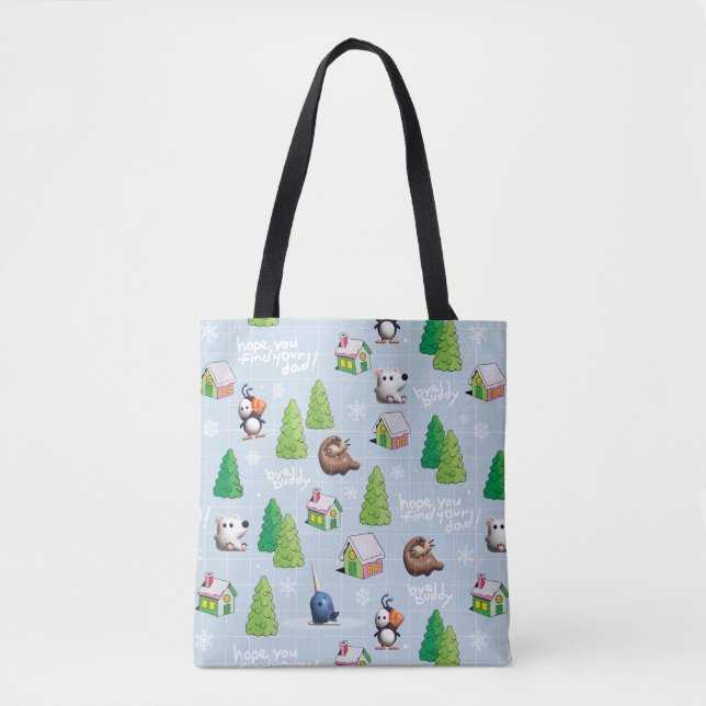 Tote Bag Elf the Movie | Bye Buddy Hope You Find Your Dad (Devant)