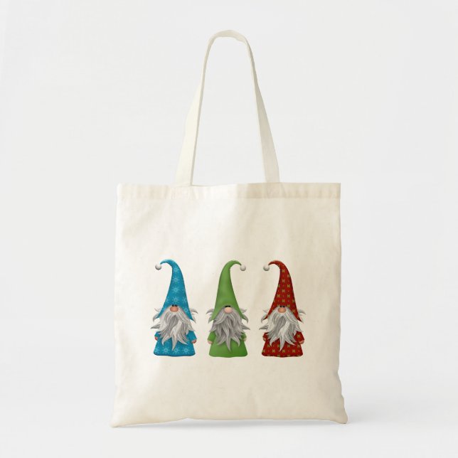Tote Bag Elfe de Noël Vintage (Devant)