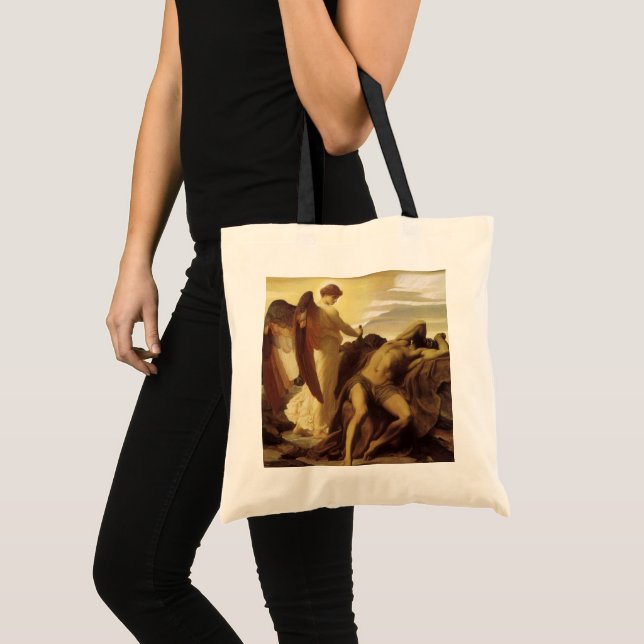 Tote Bag Elijah en nature par Lord Frederic Leighton (Devant (produit))
