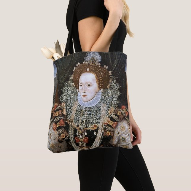 Tote Bag Elizabeth I et Anne Boleyn Reines d'Angleterre (De près)