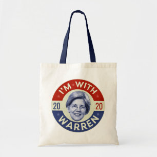 Tote Bag Elizabeth Warren Présidente 2020 Démocrate Pic Ret