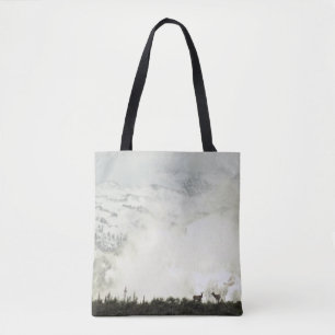 Tote Bag Elk at Grand Teton National Park Photographie