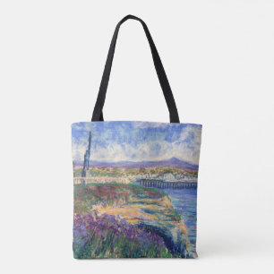 Tote Bag Elkhorn Slough & West Cliff Surfer Locaux Fourre-t
