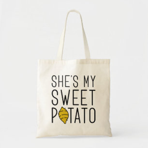 Tote Bag Elle est ma pomme de terre douce
