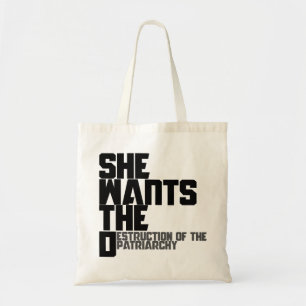 Tote Bag Elle veut le D