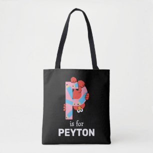 Tote Bag Elmo Alphabet Crayon P