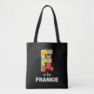 Tote Bag Elmo Alphabet F Fleurs